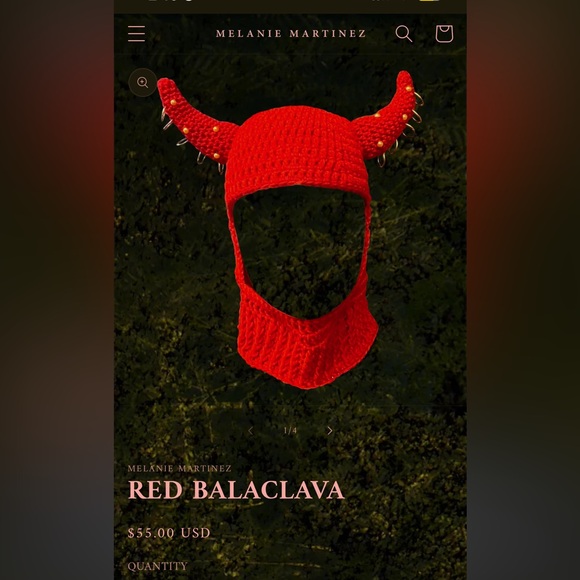 NEW IN PACKAGE: Melanie Martinez Balaclava - Picture 1 of 3
